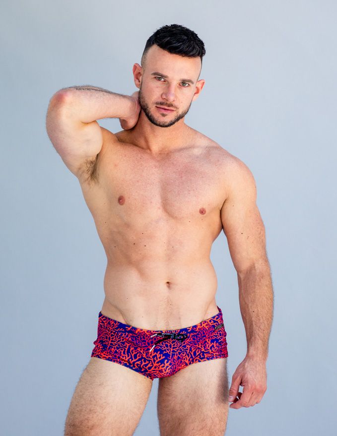 Mediterranean Reef Square Cut Brief